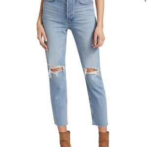 Re/Done High Rise 90's Ankle Jeans NWT Size 27